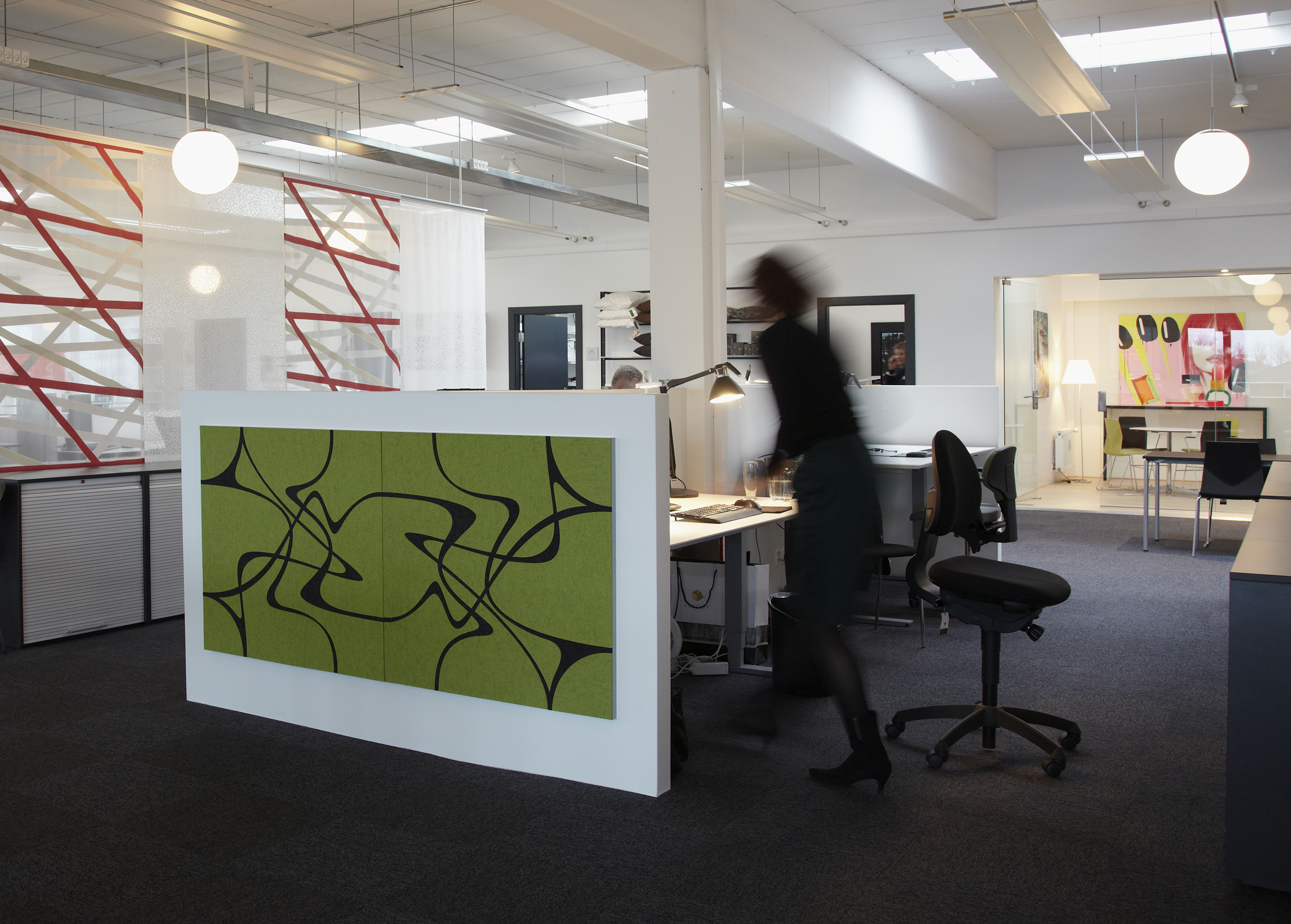 jph, Kontor Twister akustikmoduler i filt (3)